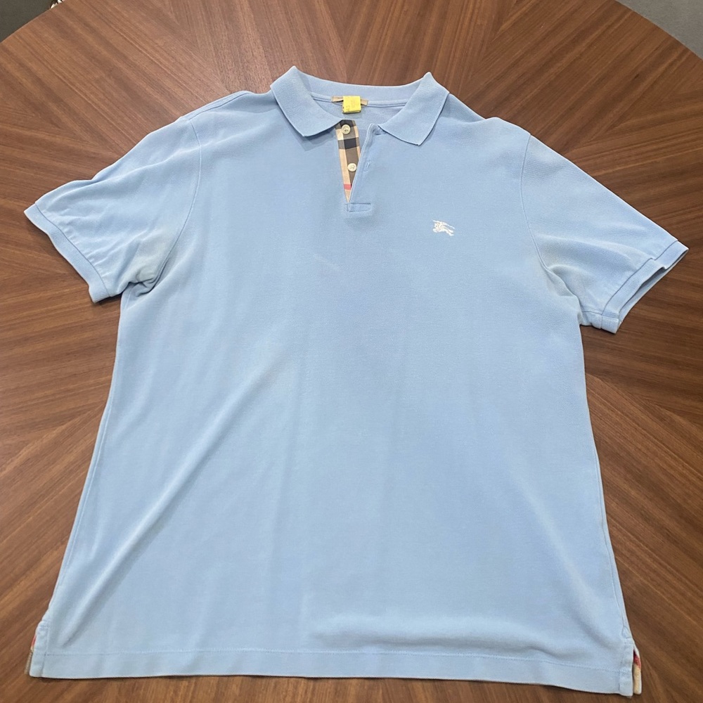 Burberry polo shirt size xl